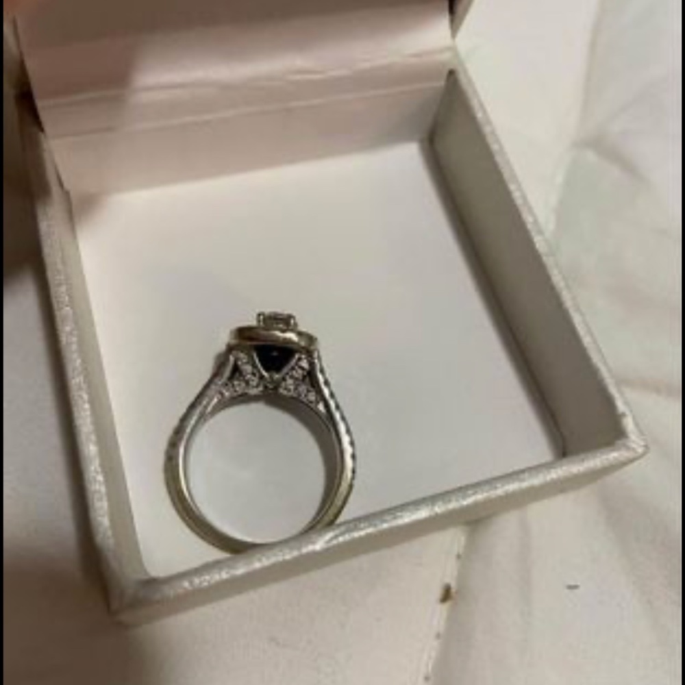 Vera Wang Engagement ring and band
